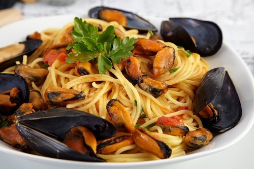 Pasta con le cozze