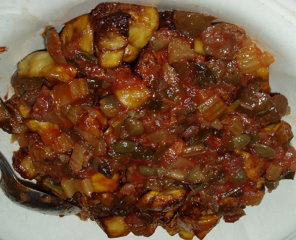 Sicilia:caponata alla siciliana